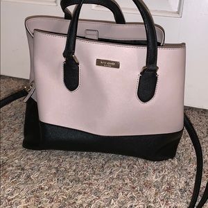 Kate spade leather shoulder bag with strap